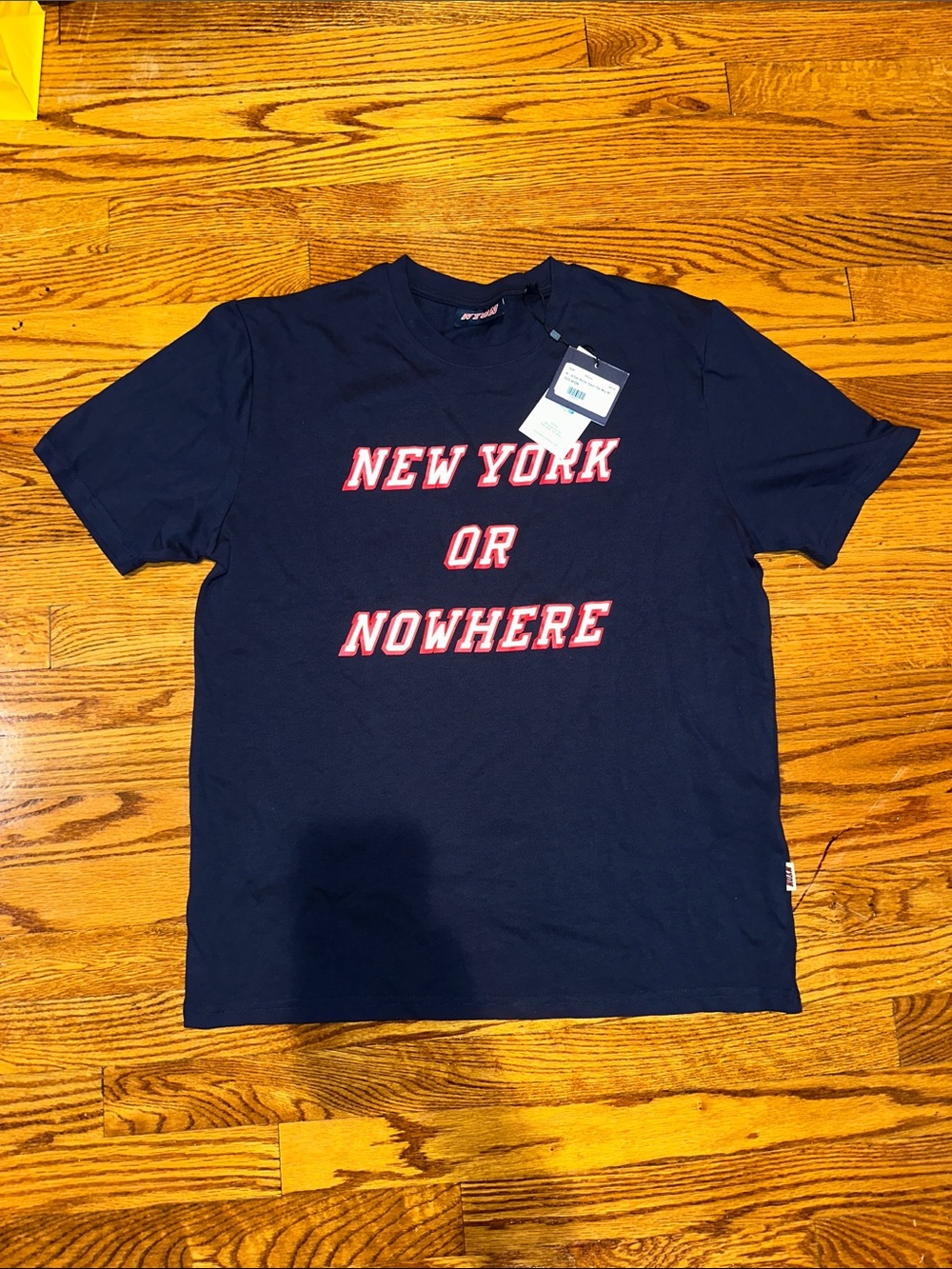 New York or Nowhere NY Rangers Men's Navy Graphic Tee